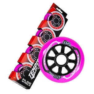 Inline-Räder Tempish  RADICAL Color 90 mm 85A 4-Pack  Grün
