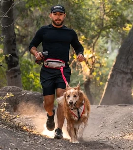 Jogginggürtel Nathan  K9 Series Runner's Waistpack With Leash