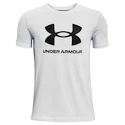 Jungen T-Shirt Under Armour Sportstyle Logo SS grau Heat