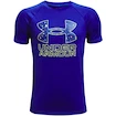 Jungen T-Shirt Under Armour Tech Hybrid Prt Fill SS blau