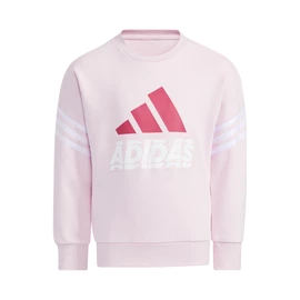 Kinder Hoodie adidas Graphic Crew Neck Clear Pink