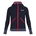 Kinder Hoodie Salewa  Puez Hybrid PL G FZ HDY Navy Blazer Melange 116 cm
