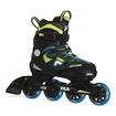 Kinder Inline Skates Fila  J-One Boy Combo 3-Set Blue/Lime