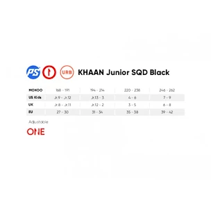 Kinder Inline Skates Powerslide  Khaan Junior SQD Black