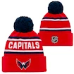 Kinder Mütze Outerstuff JACQUARD Cuffed Knit With Pom NHL Washington Capitals