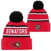 Kinder Mütze Outerstuff  WORDARK JACQUARD CUFF POM OTTAWA SENATORS