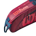 Kinder Schlägertasche Wilson  Junior 3 Pack Red/Infrared