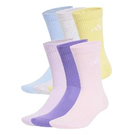 Kinder Socken adidas Cushined Crew Violet Fusion 6 Pack