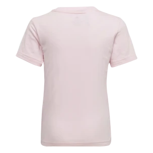 Kinder T-Shirt adidas  Essentials 3-Stripes Clear Pink