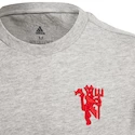 Kinder T-shirt adidas Manchester United FC Grey-Black