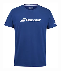 Kinder T-Shirt Babolat Exercise Babolat Tee Boy Sodalite Blue