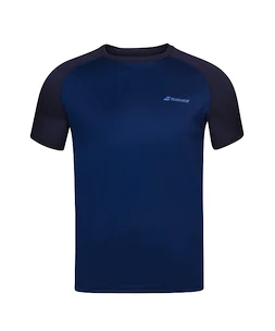 Kinder T-Shirt Babolat  Play Club Crew Neck Tee Estate Blue