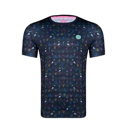 Kinder T-Shirt BIDI BADU Deon Tech Tee Dark Blue, Mixed