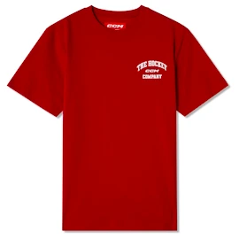 Kinder T-Shirt CCM Athleisure Tee Red