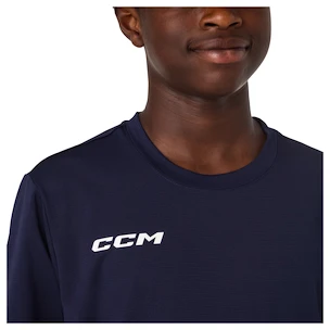 Kinder T-Shirt CCM  Lightweight Training Navy L