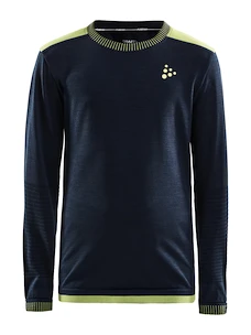 Kinder T-Shirt Craft  Fuseknit Comfort Junior dark blue 122 cm