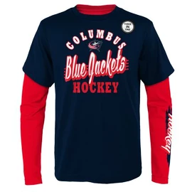 Kinder T-Shirt Outerstuff TWO MAN ADVANTAGE 3 IN 1 COMBO COLUMBUS BLUE JACKETS