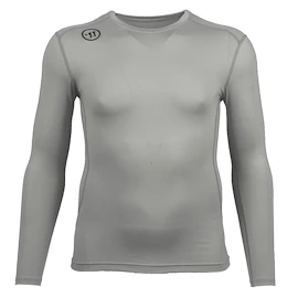 Kinder T-Shirt Warrior Compression LS Grey