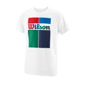 Kinder T-Shirt Wilson Competition B Crew Tech Tee White