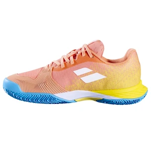 Kinder Tennisschuhe Babolat Jet Mach 3 Clay Jr Girl Coral/Gold Fusion  EUR 37