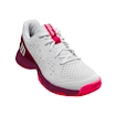 Kinder Tennisschuhe Wilson Rush Pro Jr L White/Beet Red
