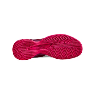 Kinder Tennisschuhe Wilson Rush Pro Jr L White/Beet Red