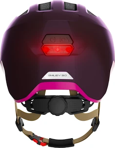Kinderhelm Abus Smiley 3.0 ACE LED royal purple S