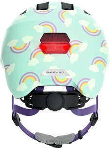 Kinderhelm Abus Smiley 3.0 LED Blue Rainbow