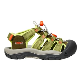 Kindersandalen Keen NEWPORT BOUNDLESS Dark olive/Scarlet ibis
