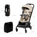 Kinderwagen für Flugreisen Kinderkraft Pilot 2 Beige