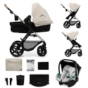 Kinderwagen Kinderkraft Moov 2 3in1 Moonlight Grey Eva Wheels