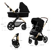 Kinderwagen Kinderkraft Moov 2 3in1 Pure Black Eva Wheels