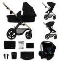 Kinderwagen Kinderkraft Moov 2 3in1 Pure Black Eva Wheels