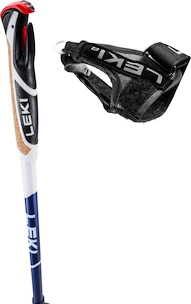 Klappstöcke Leki  Smart Supreme, midnightblue dark metallic-darkblue-white, 100 - 130 cm