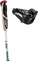 Klappstöcke Leki  Spin Shark SL, white-smokegreen-dark anthracite, 100 - 130 cm