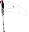 Klappstöcke Leki  Spin Shark SL, white-smokegreen-dark anthracite, 100 - 130 cm