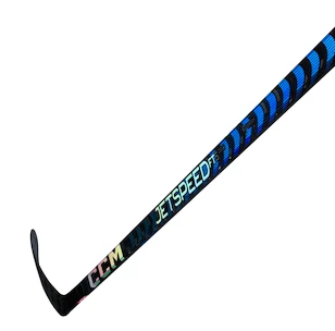 Komposit-Eishockeyschläger CCM JetSpeed FT5 PRO COLORS BLUE CHROME Junior