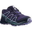 Laufschuhe für Kinder Salomon Speedcross CSWP Grape Wine/Mallard Blue