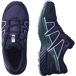 Laufschuhe für Kinder Salomon Speedcross CSWP Grape Wine/Mallard Blue