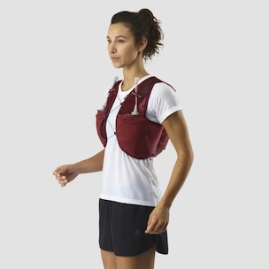 Laufweste für Frauen Salomon  Skin 8 Set Earth Red/Cabernet