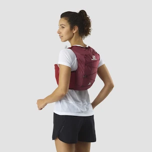Laufweste für Frauen Salomon  Skin 8 Set Earth Red/Cabernet
