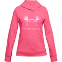 Mädchen Sweatshirt Under Armour Rival Fleece Logo Hoodie rosa