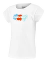 Mädchen T-Shirt Babolat  Exercise Cotton Tee Girl White