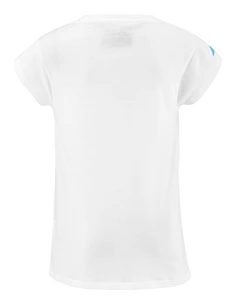 Mädchen T-Shirt Babolat  Exercise Cotton Tee Girl White 6 - 8 Jahre