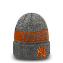 Mütze New Era Marl Cuff Knit MLB New York Yankees Grey