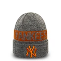Mütze New Era Marl Cuff Knit MLB New York Yankees Grey