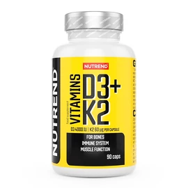 Nutrend Vitamins D3+K2 90 kapslí