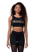 Oberteil für Frauen Nebbia Intense Gold Mesh Mini Top 830 black S
