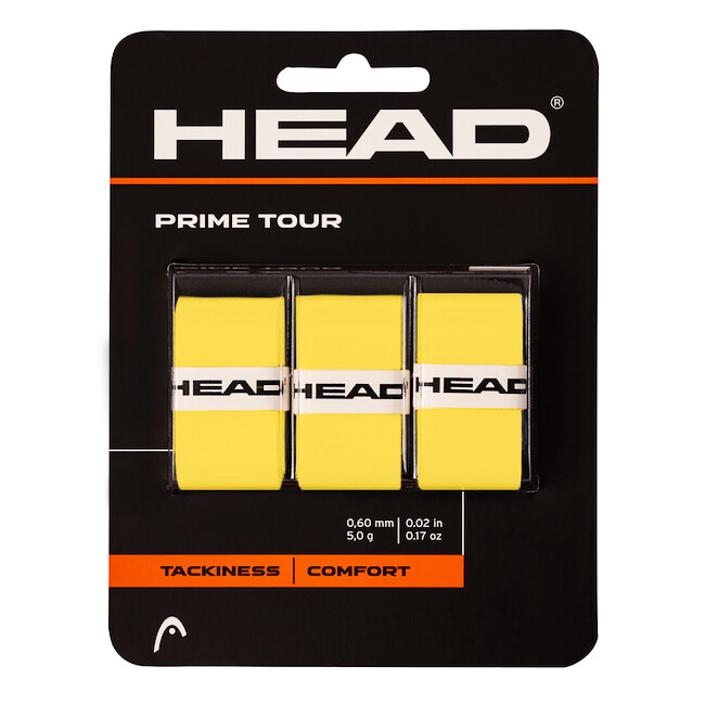 Overgrip Head  Prime Tour 3x Yellow