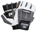 Power System Fitness Fitness-Handschuhe Weiß und Grau